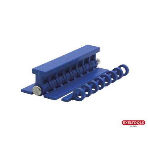 KECO - Blue Flexible Hinge Tab Set - 90 mm / 3.50 in