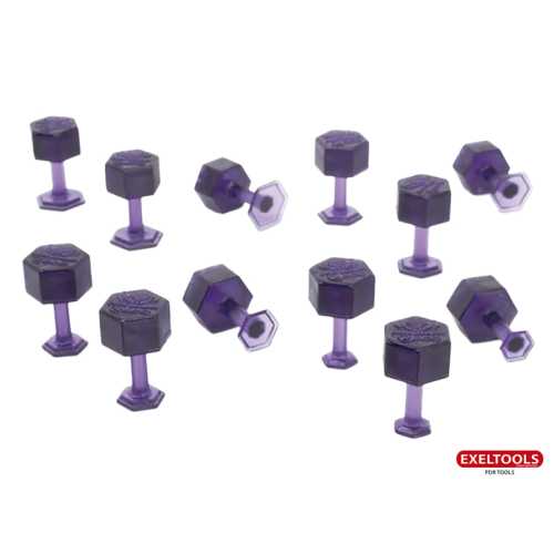 KECO - Dent Reaper Dead Center Variety - Pack Purple Hex Tabs