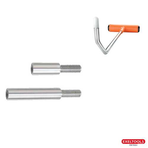 Stainless steel extension kit for X15, X16, X17, X18, X15M, X17M and X18M rods