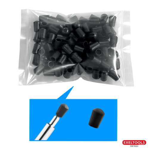 Black PVC Flex Tip 1/4"